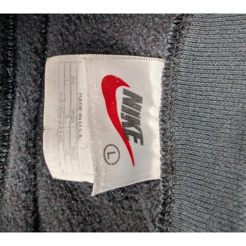 Vintage Nike Sweatshirt Womens Large USA Made Cropped Pullover Athleisure 90s - Picture 4 of 6
